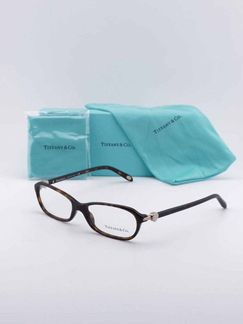 Tiffany & Co TF2034 8015 Rectangle Eyeglasses - Havana 53mm